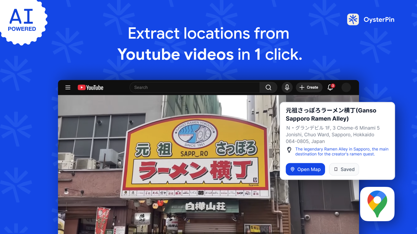 OysterPin extension demo